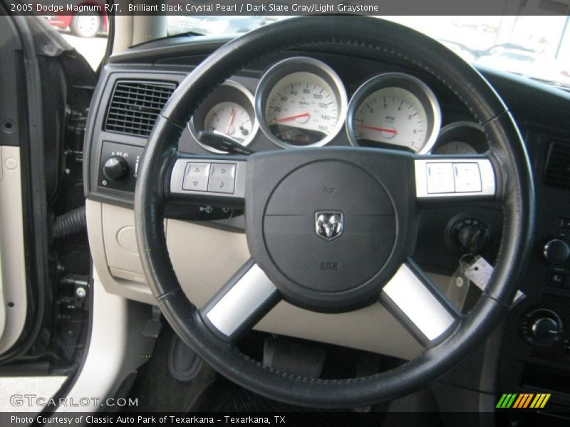 Brilliant Black Crystal Pearl / Dark Slate Gray/Light Graystone 2005 Dodge Magnum R/T