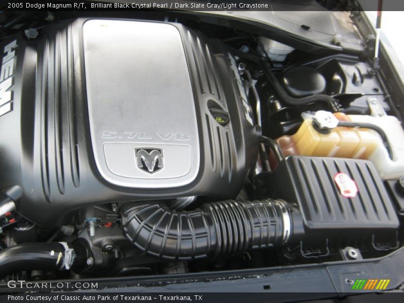 Brilliant Black Crystal Pearl / Dark Slate Gray/Light Graystone 2005 Dodge Magnum R/T