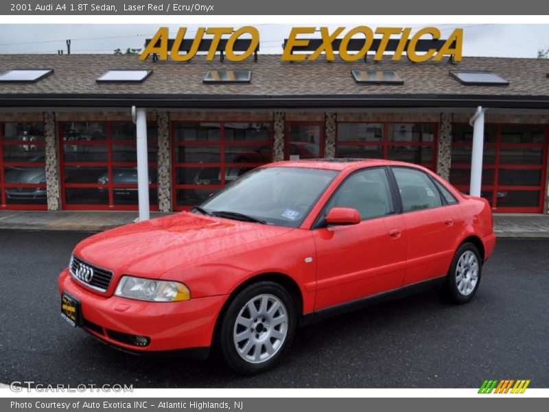 Laser Red / Ecru/Onyx 2001 Audi A4 1.8T Sedan