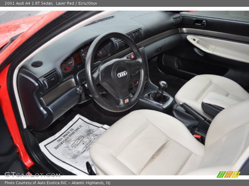 Ecru/Onyx Interior - 2001 A4 1.8T Sedan 