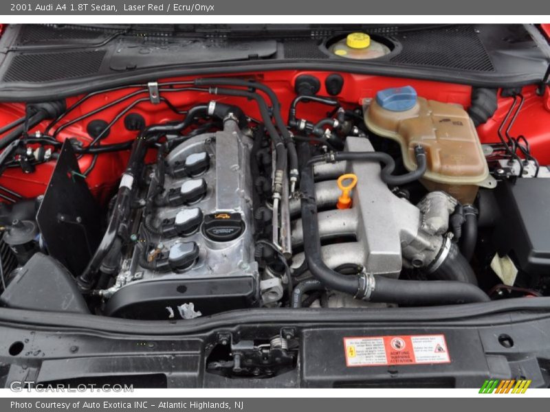  2001 A4 1.8T Sedan Engine - 1.8 Liter Turbocharged DOHC 20V 4 Cylinder