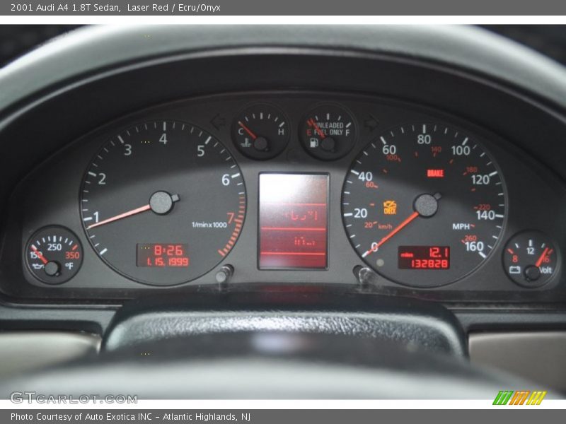  2001 A4 1.8T Sedan 1.8T Sedan Gauges