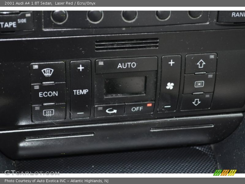 Controls of 2001 A4 1.8T Sedan