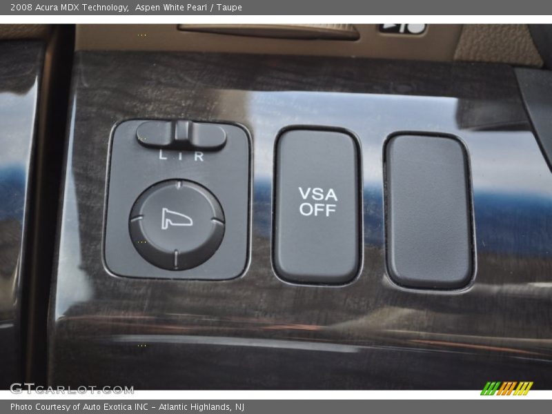 Aspen White Pearl / Taupe 2008 Acura MDX Technology