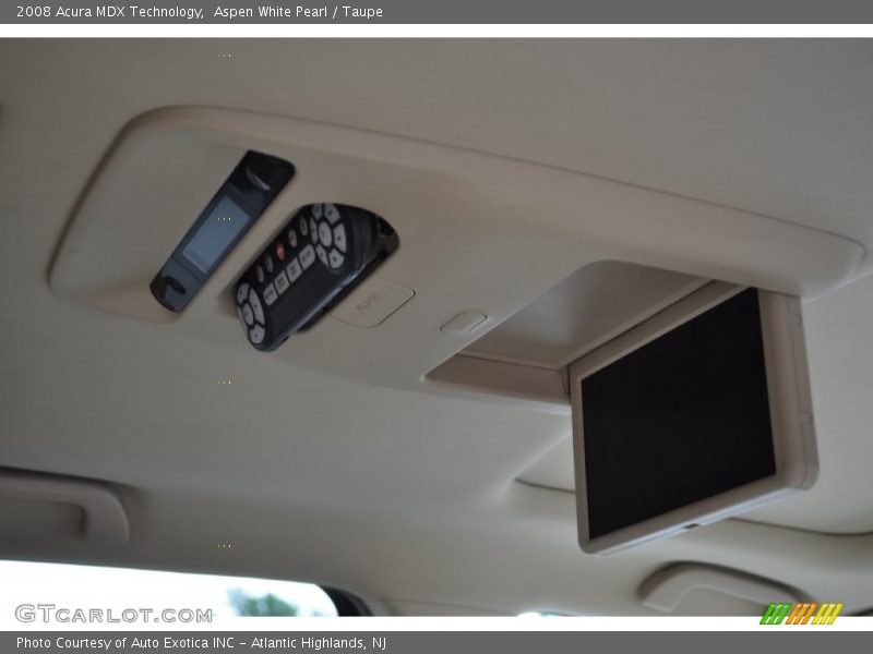 Aspen White Pearl / Taupe 2008 Acura MDX Technology
