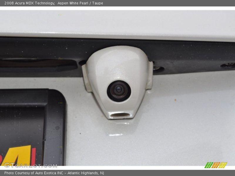 Aspen White Pearl / Taupe 2008 Acura MDX Technology