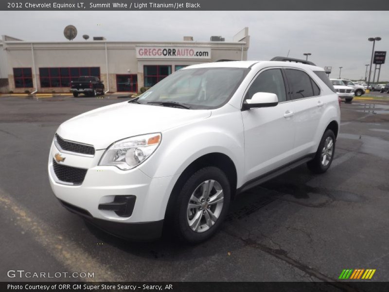 Summit White / Light Titanium/Jet Black 2012 Chevrolet Equinox LT