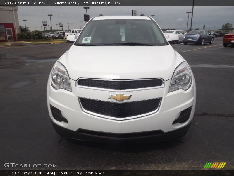 Summit White / Light Titanium/Jet Black 2012 Chevrolet Equinox LT