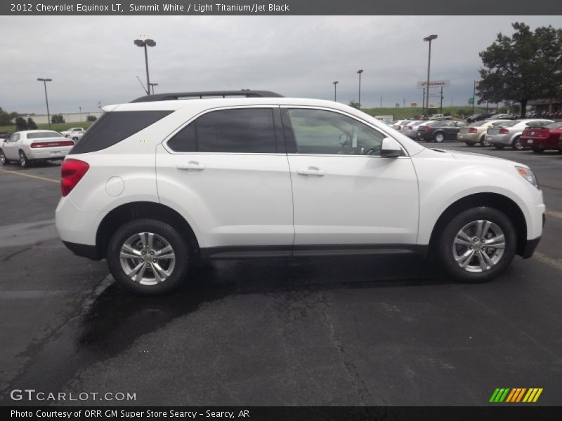 Summit White / Light Titanium/Jet Black 2012 Chevrolet Equinox LT