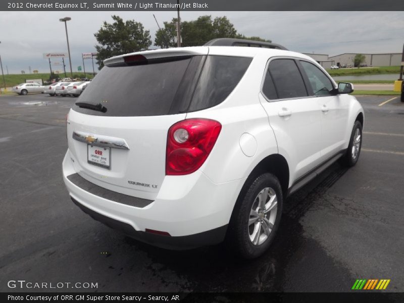 Summit White / Light Titanium/Jet Black 2012 Chevrolet Equinox LT