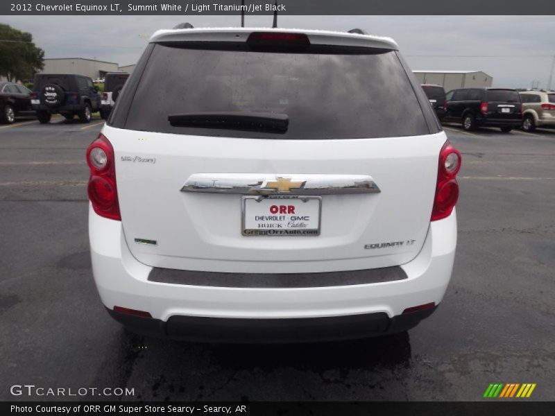 Summit White / Light Titanium/Jet Black 2012 Chevrolet Equinox LT