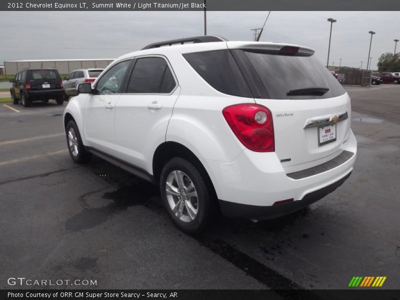 Summit White / Light Titanium/Jet Black 2012 Chevrolet Equinox LT