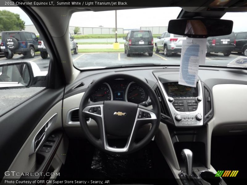 Summit White / Light Titanium/Jet Black 2012 Chevrolet Equinox LT