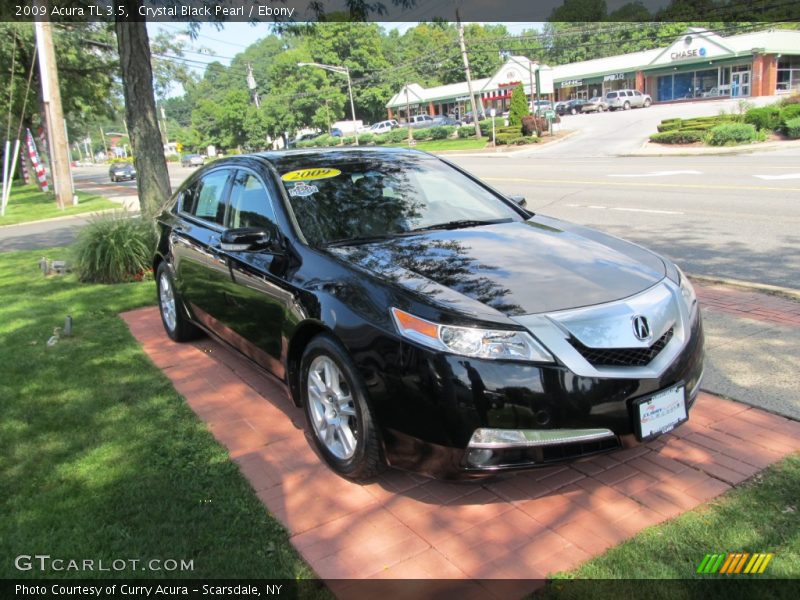 Crystal Black Pearl / Ebony 2009 Acura TL 3.5