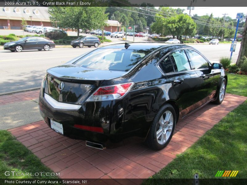 Crystal Black Pearl / Ebony 2009 Acura TL 3.5