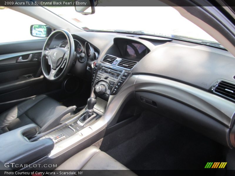 Crystal Black Pearl / Ebony 2009 Acura TL 3.5