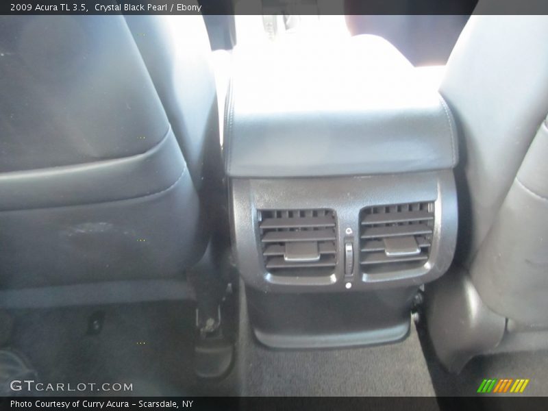 Crystal Black Pearl / Ebony 2009 Acura TL 3.5
