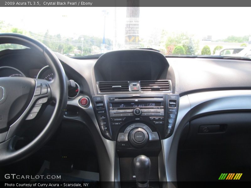 Crystal Black Pearl / Ebony 2009 Acura TL 3.5