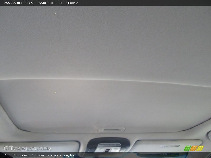 Crystal Black Pearl / Ebony 2009 Acura TL 3.5