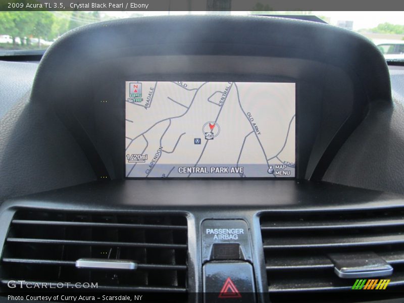 Crystal Black Pearl / Ebony 2009 Acura TL 3.5