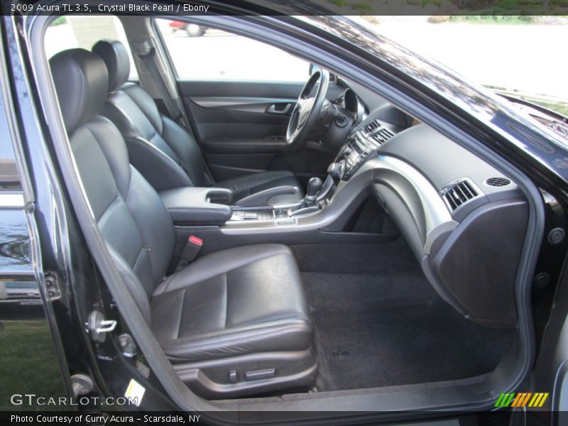 Crystal Black Pearl / Ebony 2009 Acura TL 3.5