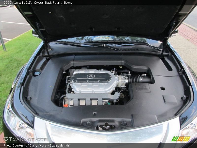 Crystal Black Pearl / Ebony 2009 Acura TL 3.5