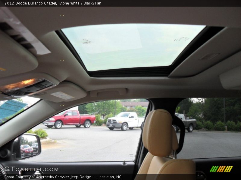 Sunroof of 2012 Durango Citadel