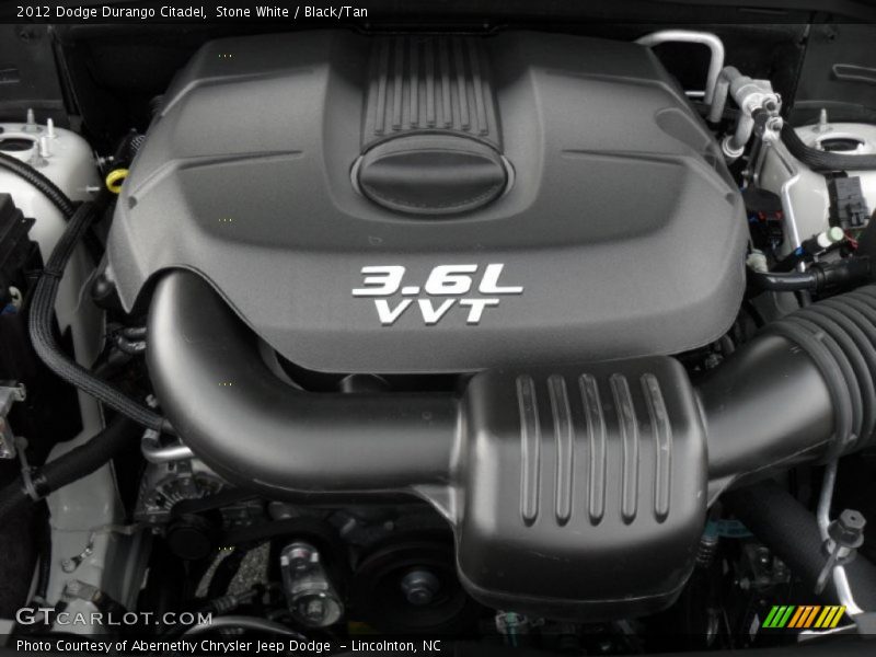  2012 Durango Citadel Engine - 3.6 Liter DOHC 24-Valve VVT Pentastar V6
