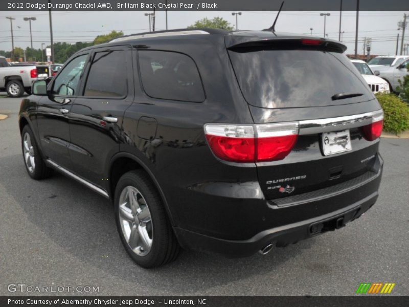  2012 Durango Citadel AWD Brilliant Black Crystal Pearl