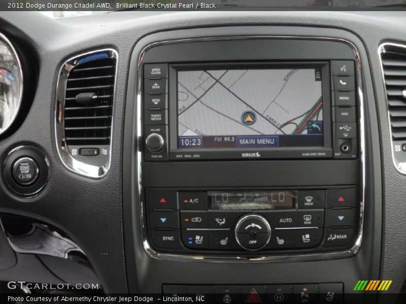 Navigation of 2012 Durango Citadel AWD