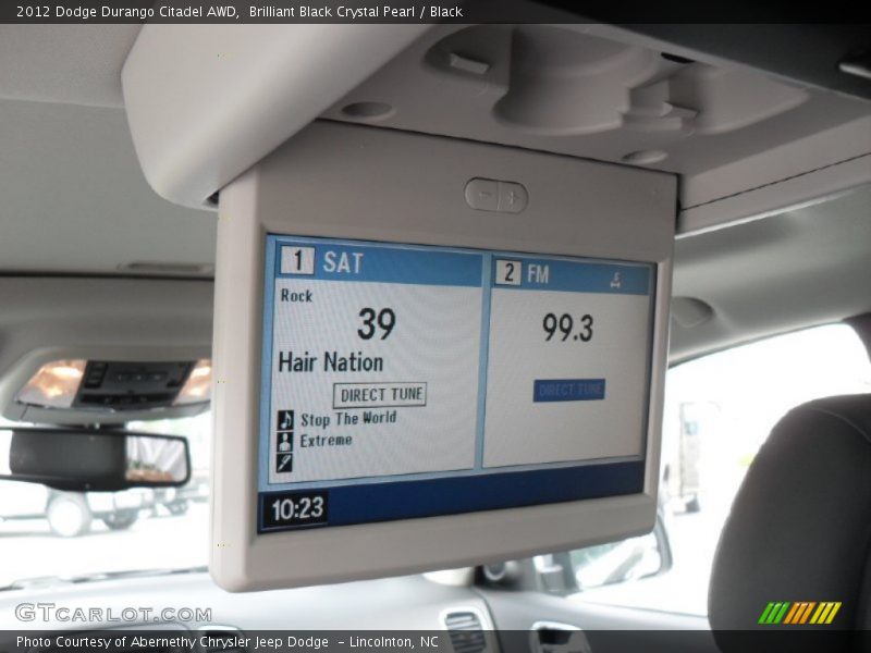 Brilliant Black Crystal Pearl / Black 2012 Dodge Durango Citadel AWD