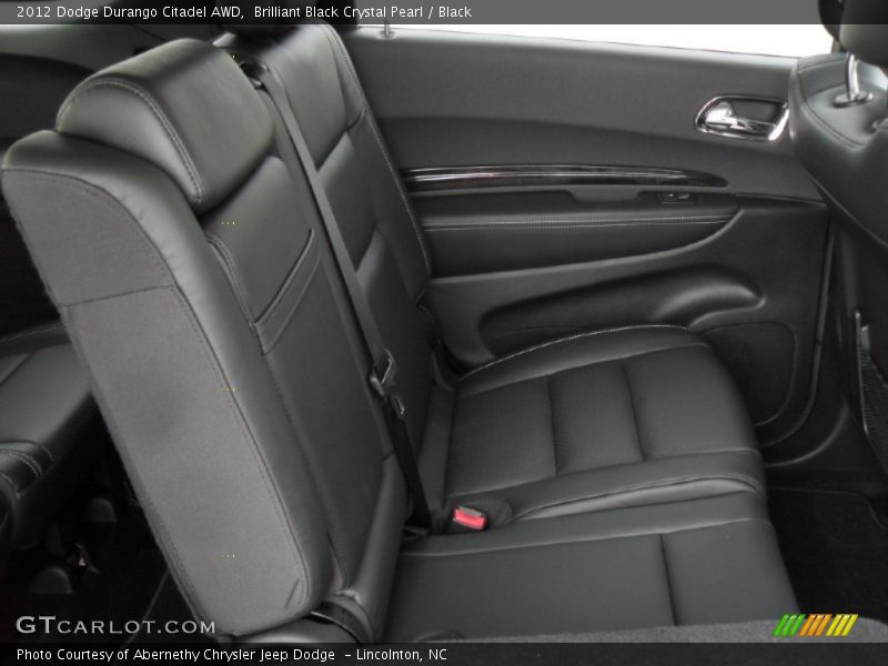  2012 Durango Citadel AWD Black Interior
