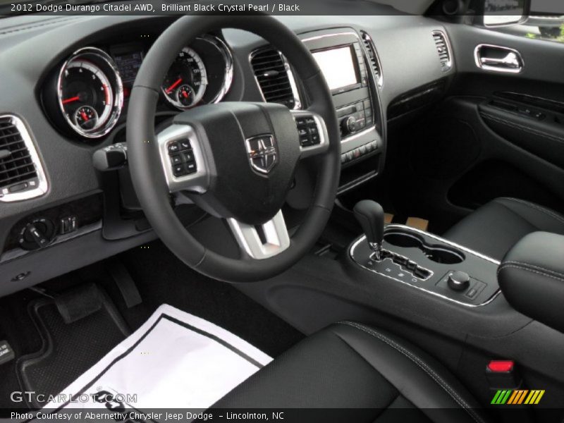 Black Interior - 2012 Durango Citadel AWD 