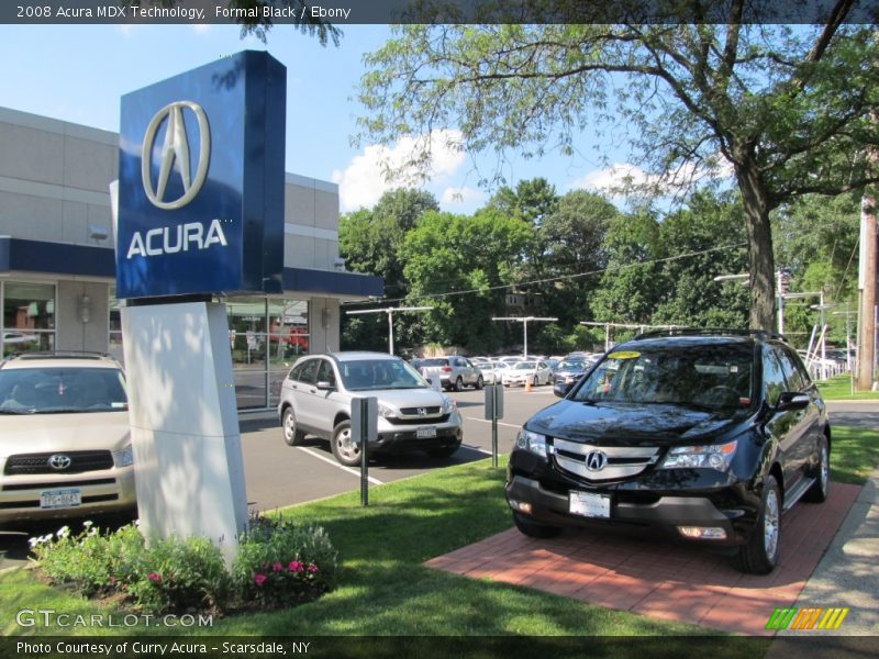 Formal Black / Ebony 2008 Acura MDX Technology