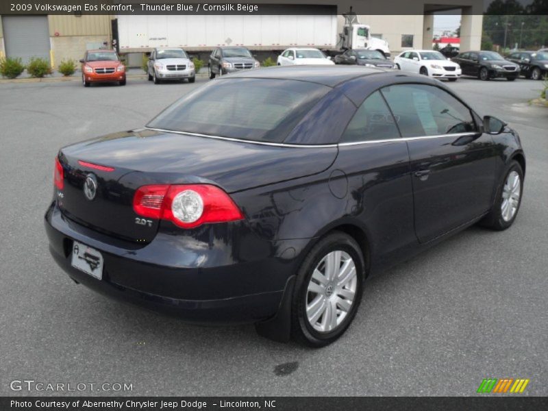 Thunder Blue / Cornsilk Beige 2009 Volkswagen Eos Komfort
