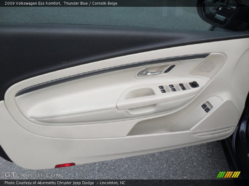 Thunder Blue / Cornsilk Beige 2009 Volkswagen Eos Komfort