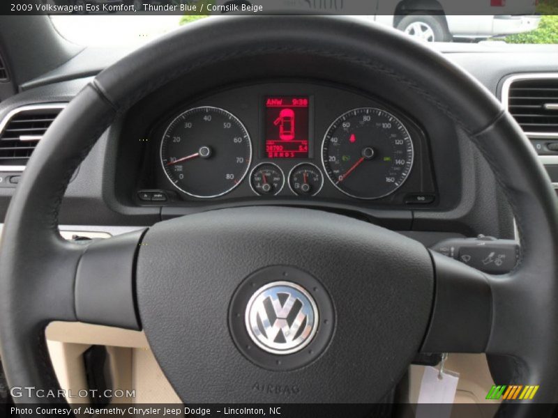Thunder Blue / Cornsilk Beige 2009 Volkswagen Eos Komfort