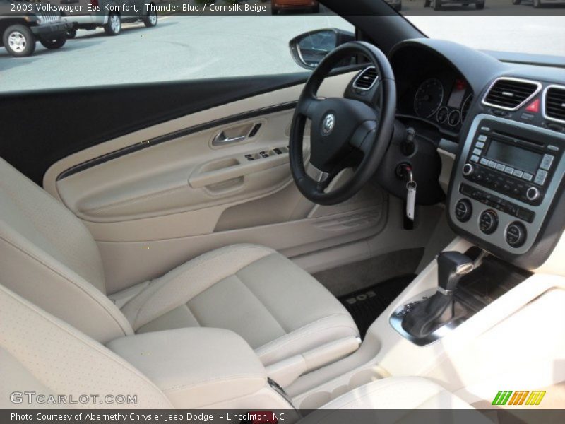 Thunder Blue / Cornsilk Beige 2009 Volkswagen Eos Komfort