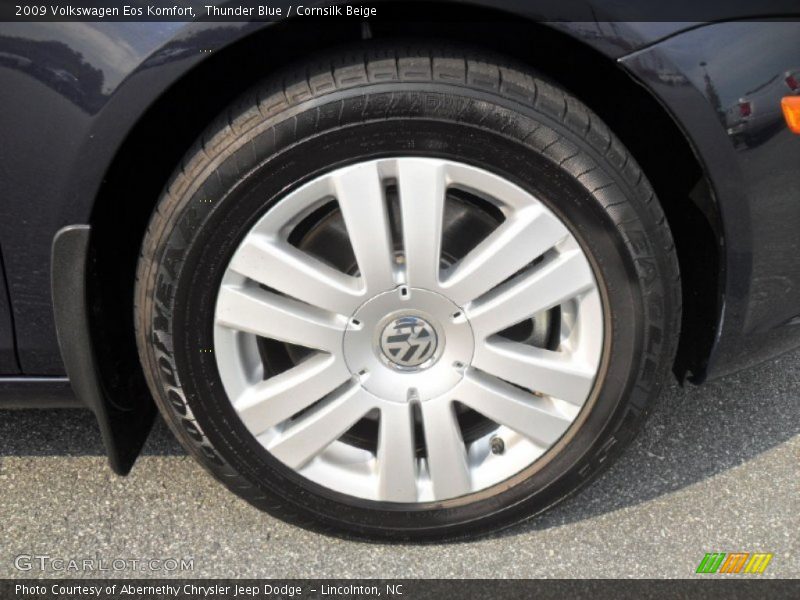 Thunder Blue / Cornsilk Beige 2009 Volkswagen Eos Komfort