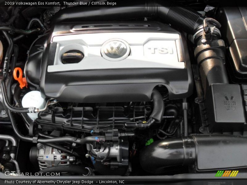 Thunder Blue / Cornsilk Beige 2009 Volkswagen Eos Komfort