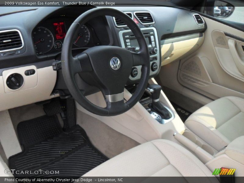 Thunder Blue / Cornsilk Beige 2009 Volkswagen Eos Komfort