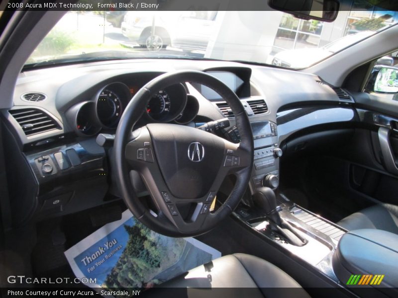 Formal Black / Ebony 2008 Acura MDX Technology