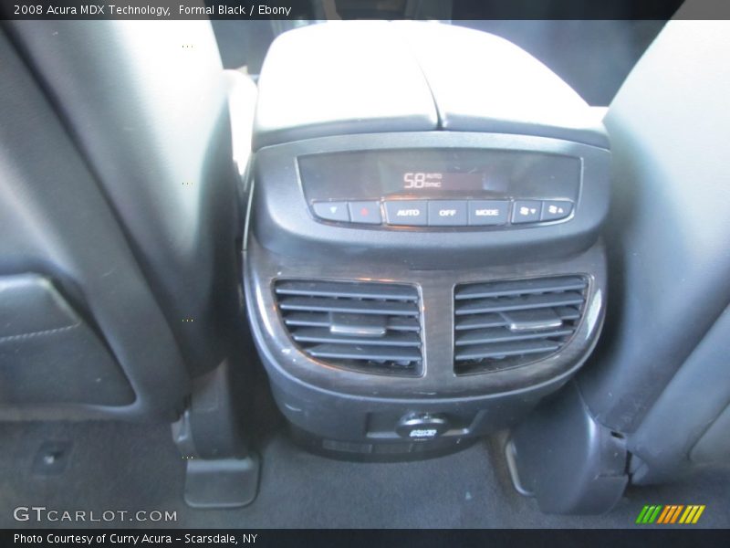 Formal Black / Ebony 2008 Acura MDX Technology