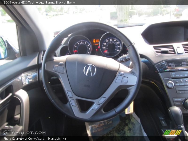 Formal Black / Ebony 2008 Acura MDX Technology