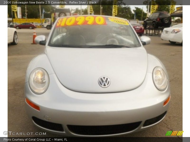 Reflex Silver / Black 2006 Volkswagen New Beetle 2.5 Convertible