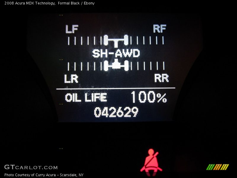 Formal Black / Ebony 2008 Acura MDX Technology