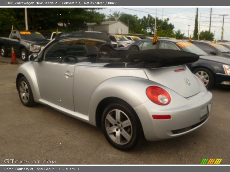 Reflex Silver / Black 2006 Volkswagen New Beetle 2.5 Convertible
