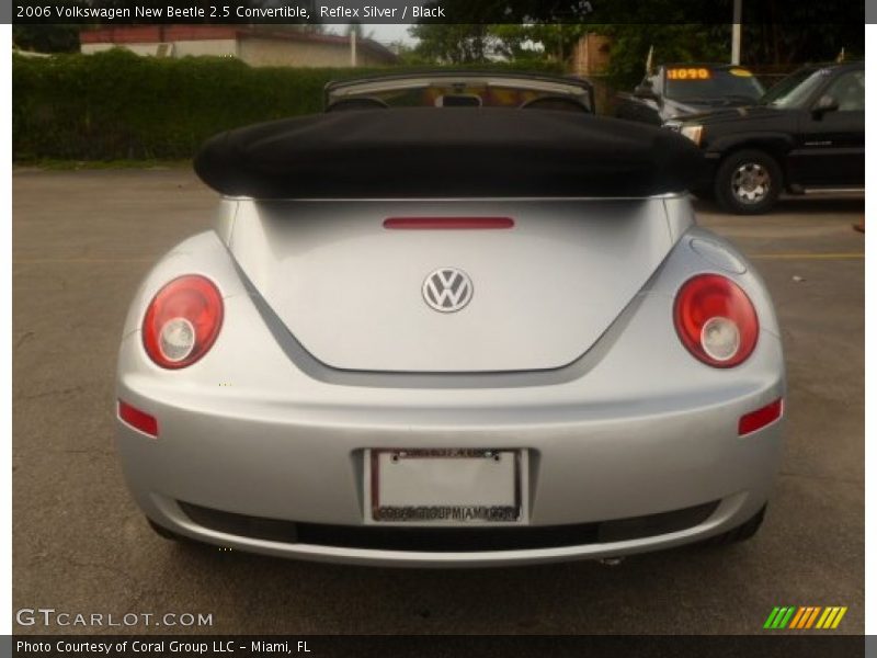Reflex Silver / Black 2006 Volkswagen New Beetle 2.5 Convertible
