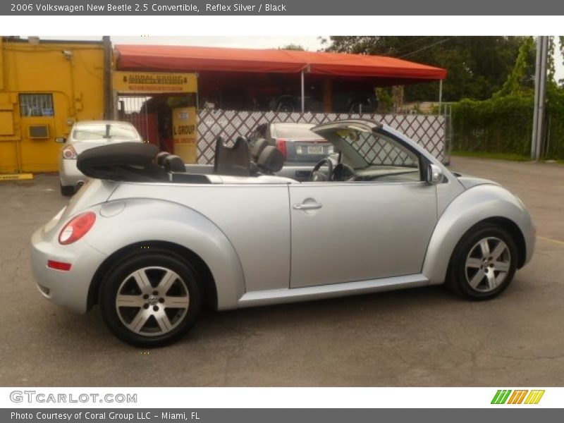 Reflex Silver / Black 2006 Volkswagen New Beetle 2.5 Convertible