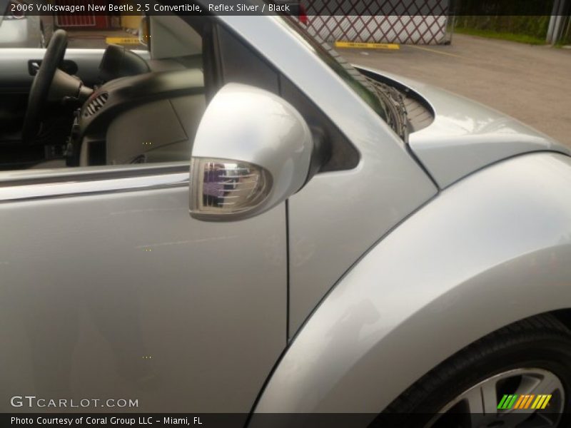 Reflex Silver / Black 2006 Volkswagen New Beetle 2.5 Convertible